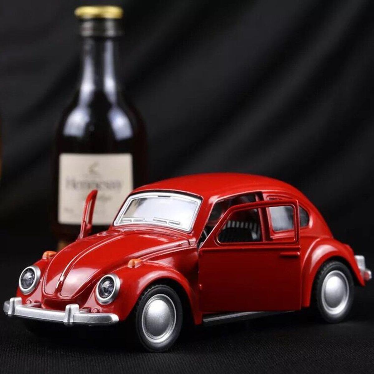 Picture of Double door beetle retro classic car model pull back alloy car