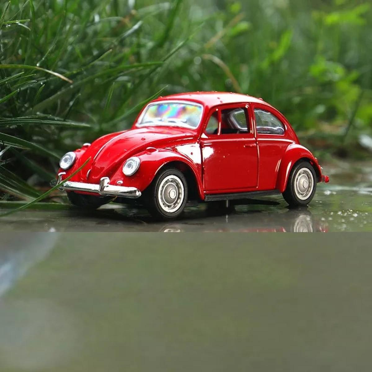 Picture of Double door beetle retro classic car model pull back alloy car
