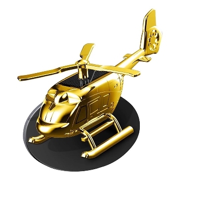 Picture of Trendy 2021 Solar Spin Air Freshener Helicopter Aromatherapy Car and Home Ornaments- solar Rotate