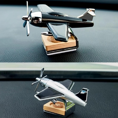 Picture of Trendy car Dashboard Airplane Car Decoration Aromatherapy- Solar Energy