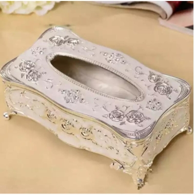 Picture of Universal Luxury European Style Acrylic Tissue Box - White (premium )