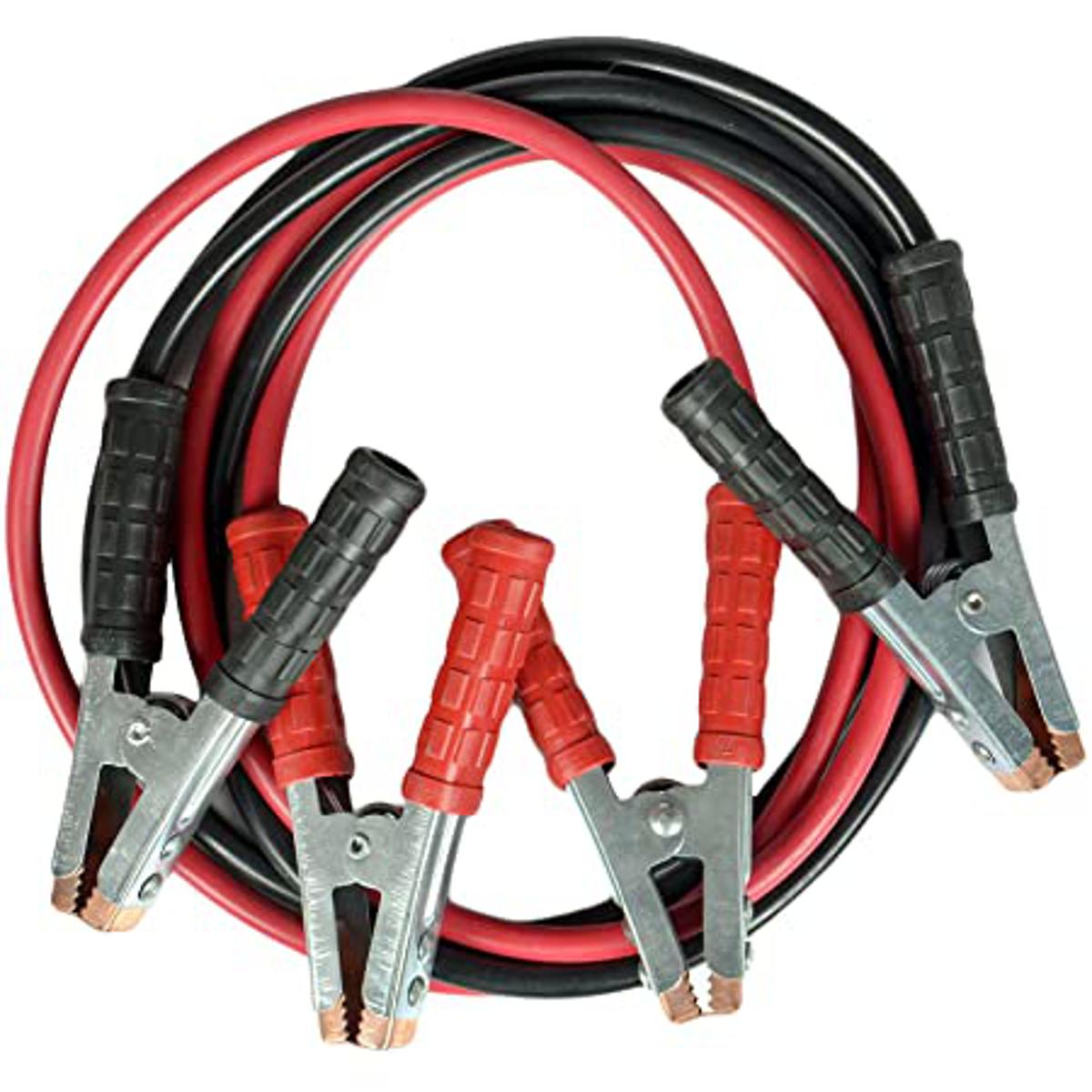 Picture of uto Hub 7ft Heavy Duty Copper Wires Car Battery Jumper Cable- 500amp