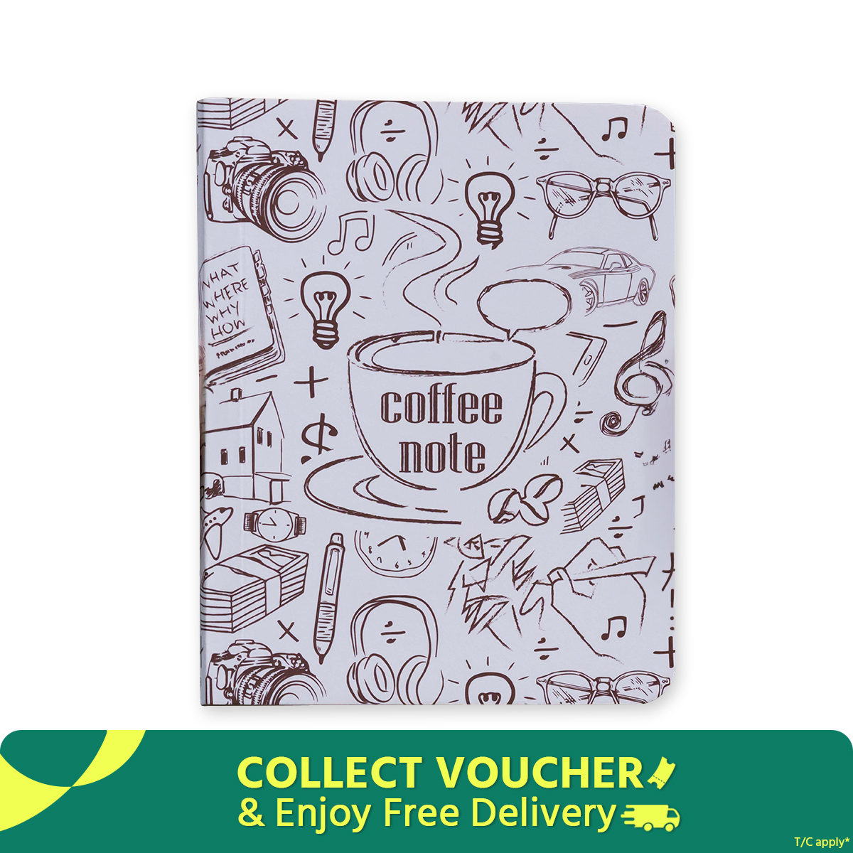 Picture of Coffee Note Series White Notebook (SN20218147)