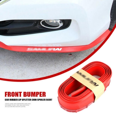 Picture of AMURAI RED Car Body Kit Bumper Lip Side Skirt Rubber Edge Decorative Protector Trim