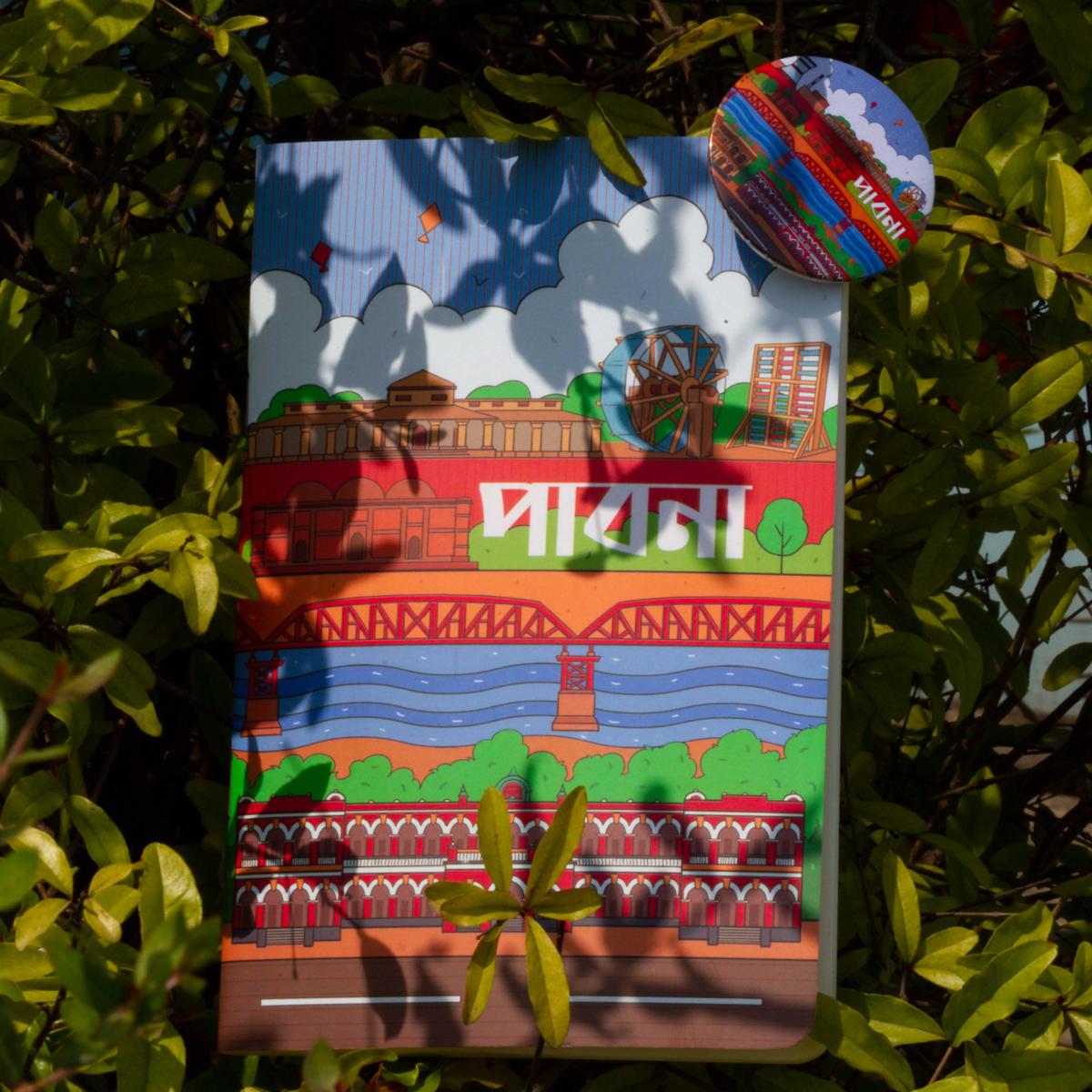 Picture of Pabna Notebook with Badge (SN202220157)