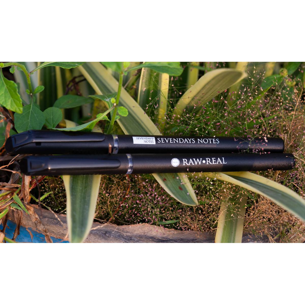 Picture of Sevendaysnotes & Raw.Real Black Ball Pen(3*2) 6-Pack