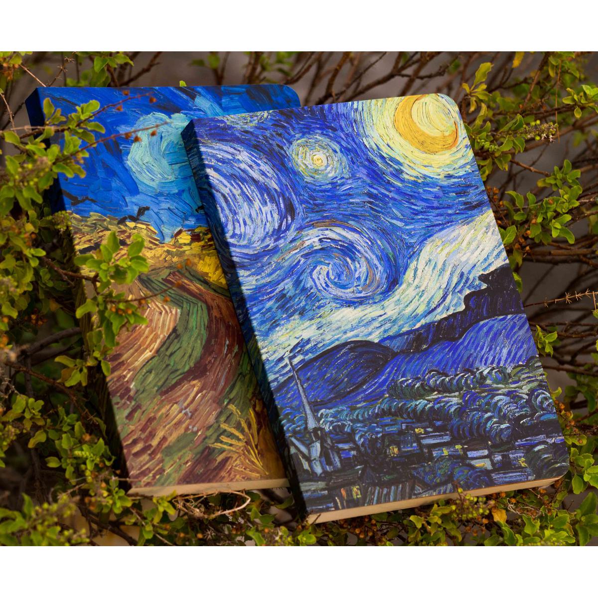 Picture of Work Size Starry Night & Wheatfield with Crows Notebook (SN201903104 & SN201903105) 2-Pack