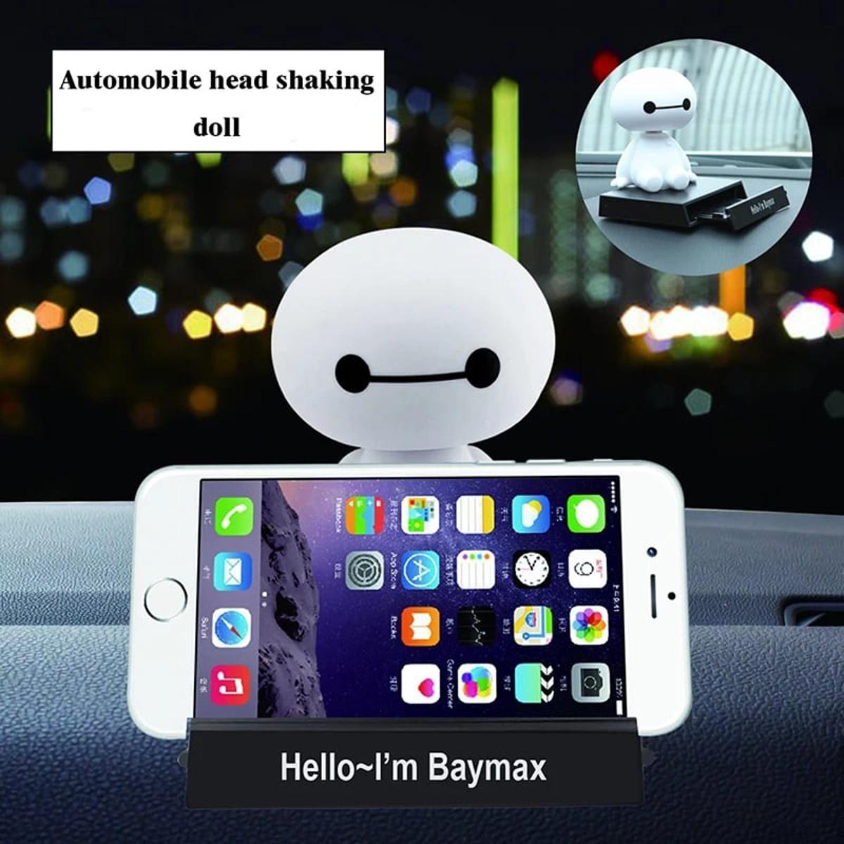 Picture of 2021 Trendy Hot selling Cute Head Shaking Big Hero Baymax car ornament - Dashboard ornament (mobile holder)Car/ Office Desk / Desk/ Table