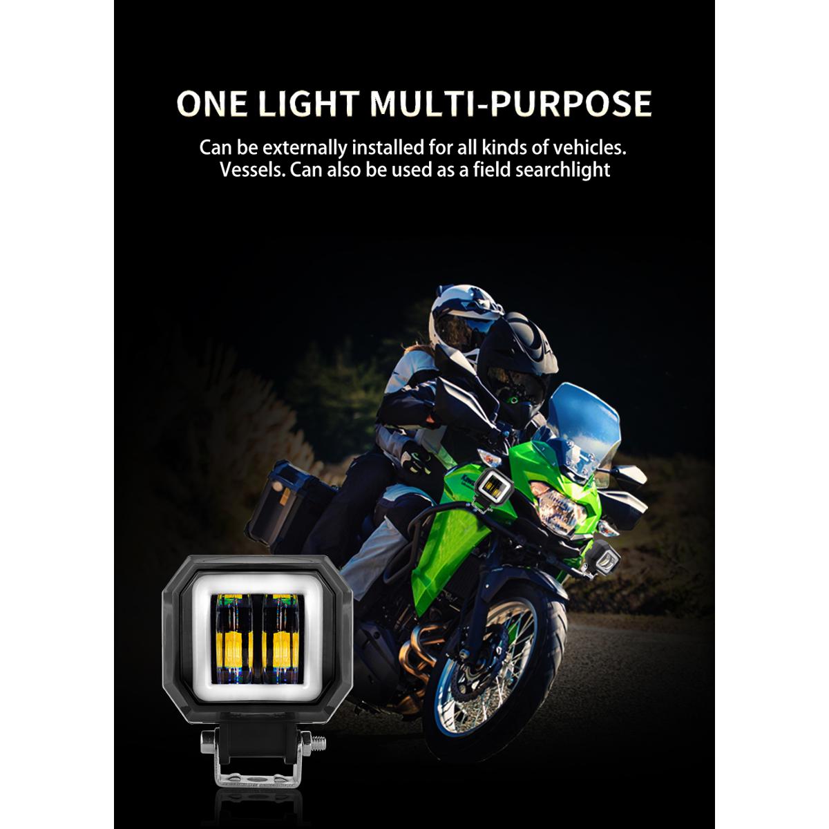 Picture of 3Inch 12VLED Night Bar Lights Portable Spotlights Motorcycle Offroad Truck Driving Car Boat