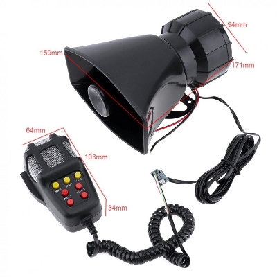 Picture of 100W 7 Sound Auto Elektronische Warnung Sirene Motorrad Alarm