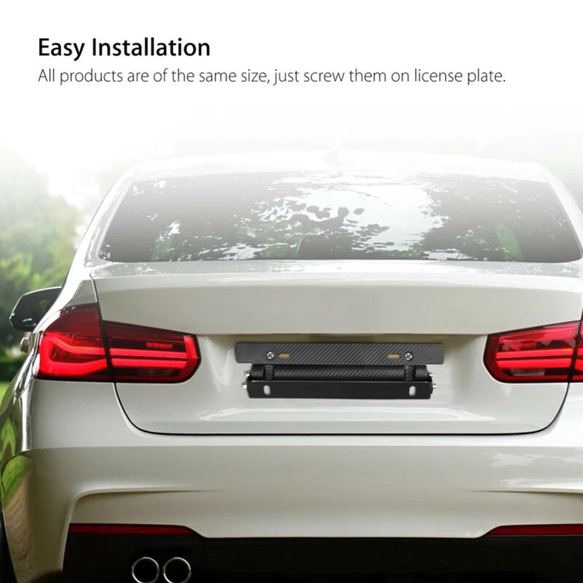 Picture of number License Plate Frame Holder carbon fiber