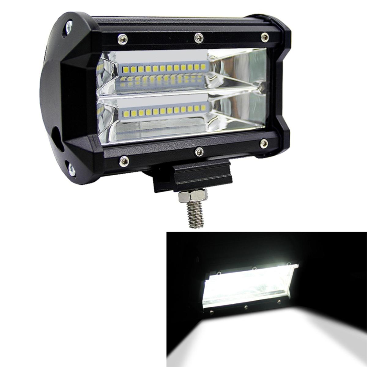 Picture of 5 inch 18W 24 LED Waterproof IP67 Two Bar Modified Lights Spotlight Light Car Work Lights