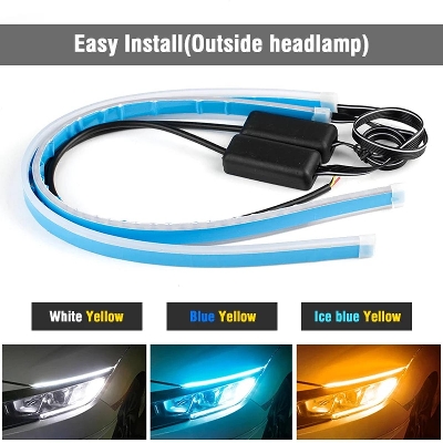Picture of Flexible DRL daytim running LED Knight Rider Strip Light