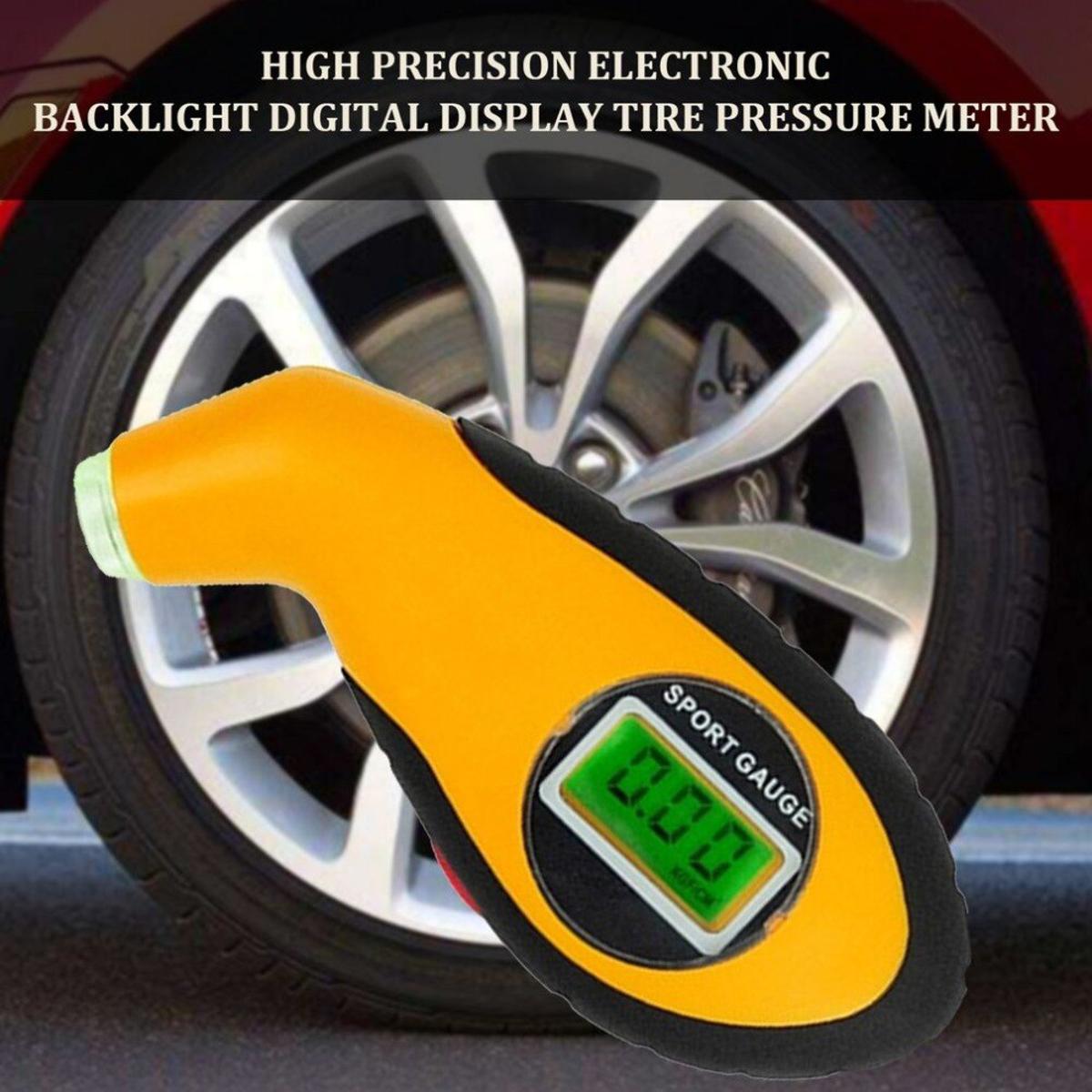 Picture of Digital Tire Pressure Gauge Car Bike Truck Auto Air PSI Meter Tester Tyre Gauge LCD Tester Measuring