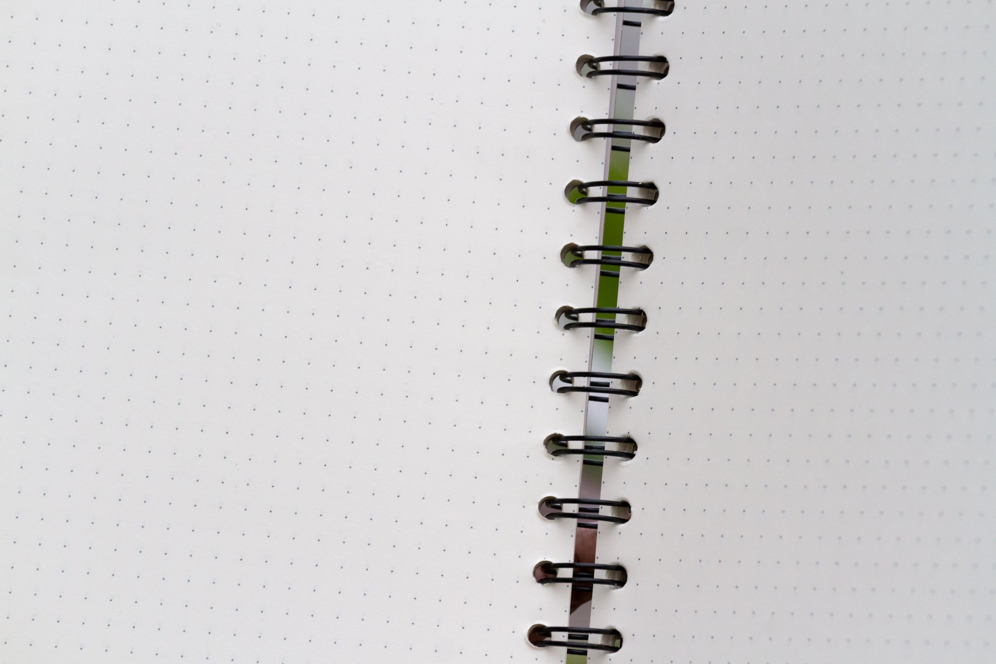 Picture of Designer Series White Dot Print Spiral Dotted Grid Notebook
