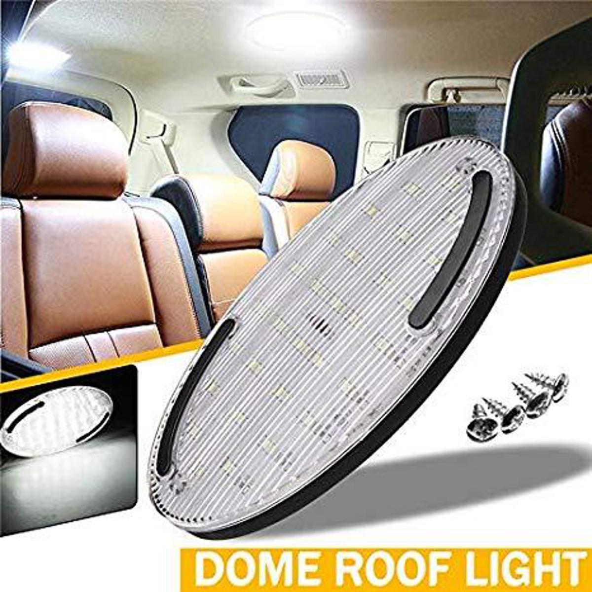 Picture of 12W 30LED Car Interior Dome Light Auto 12V Interior LED Roof Ceiling Reading Light for Boat RV Truck
