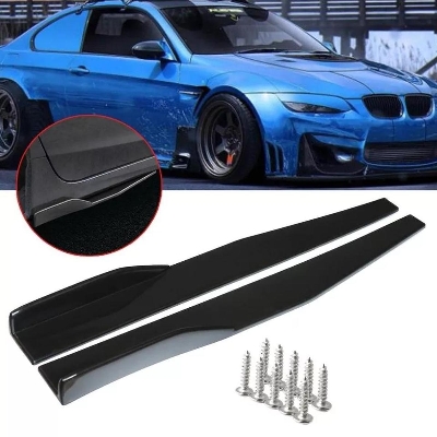 Picture of 74.5cm Universal Car Side Skirt Rocker Splitters Winglet Wings Diffuser Professional Auto Car Accessories Hot