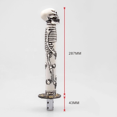Picture of Fashion Personality Car Universal Manual Warrior Gear Shift Knob Knife Handle Gear Shift Knob Skeleton Gear Lever Stick Handball