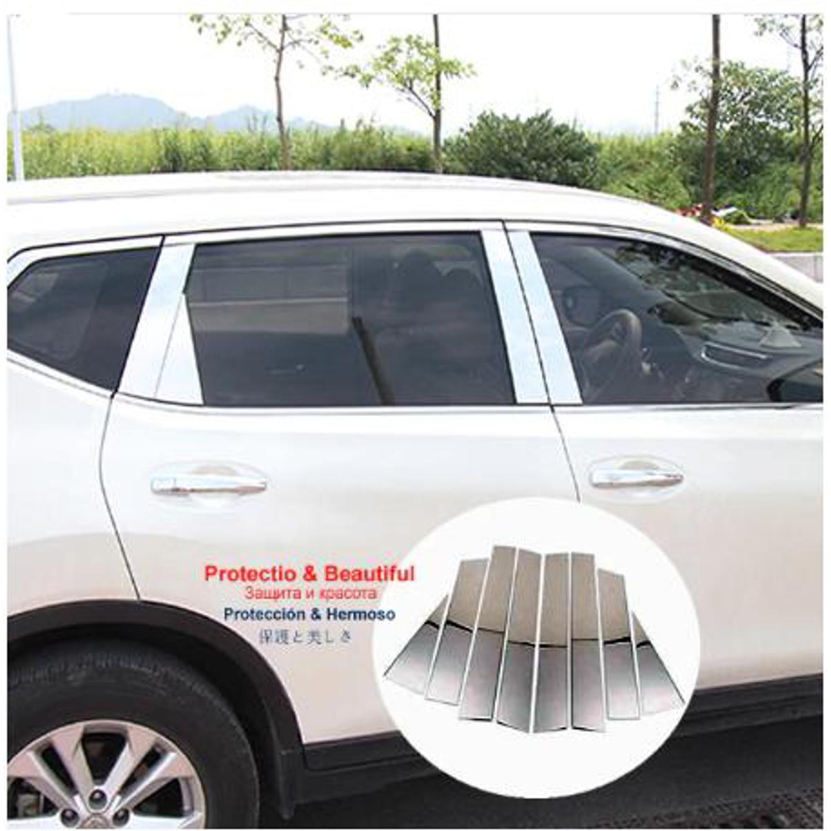 Picture of Car Accessories Fit For Rogue X-Trail X Trail Xtrail T32 2014-2019 Stainless Steel Door Cover Trim