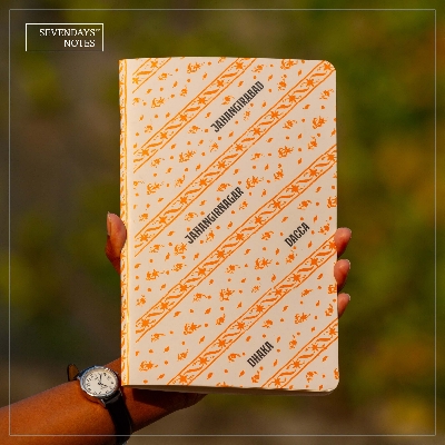 Picture of Dhakai Muslin Orange Notebook (SN202403387)