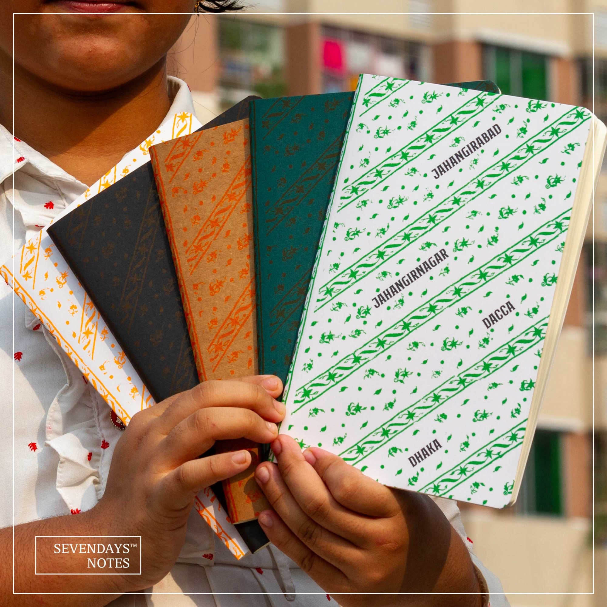 Picture of Dhakai Muslin Notebook (SN202403387) 5-Pack