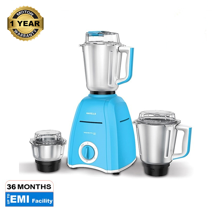 Picture of Havells 750 W Momenta Mixer Grinder (Skyblue)