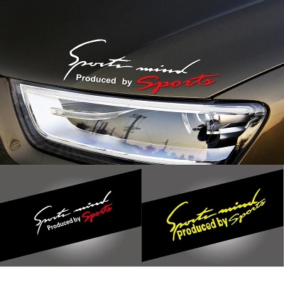 Picture of car premium quality sticker