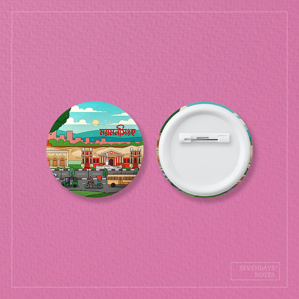 Picture of Mymensingh Button Pin Badge - 10 Pcs