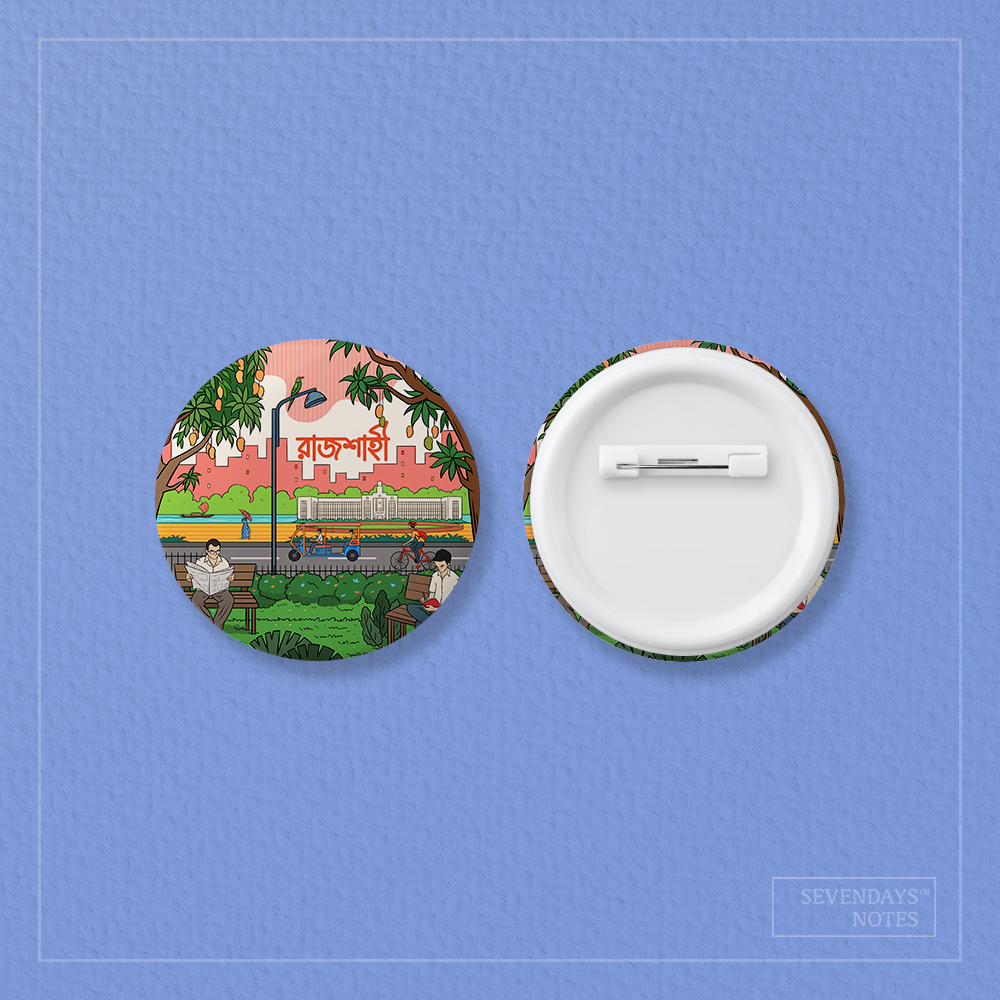 Picture of Rajshahi Button Pin Badge - 10 Pcs