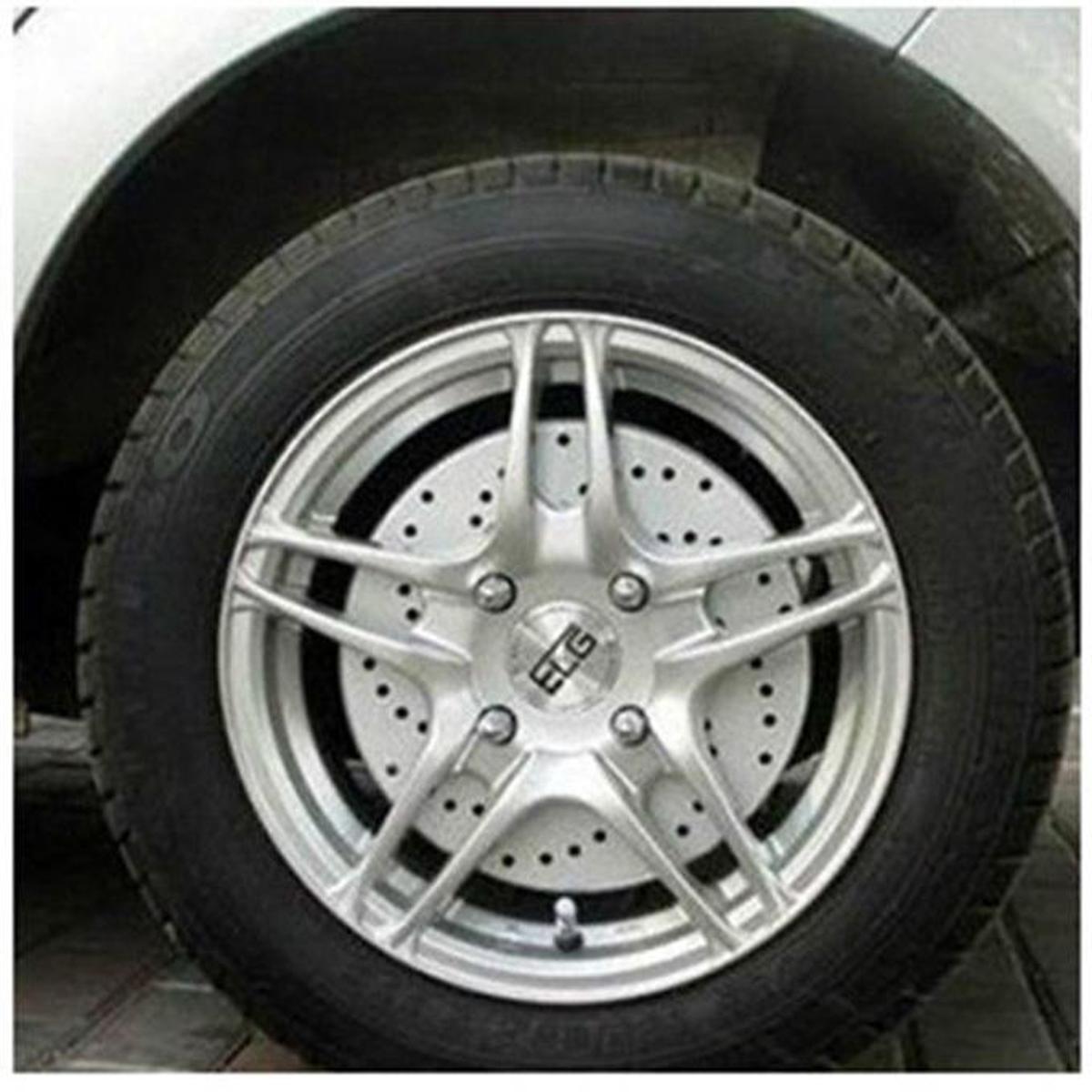Picture of Set of 2 Wheel Disc Brake Rotor Cover - Silver