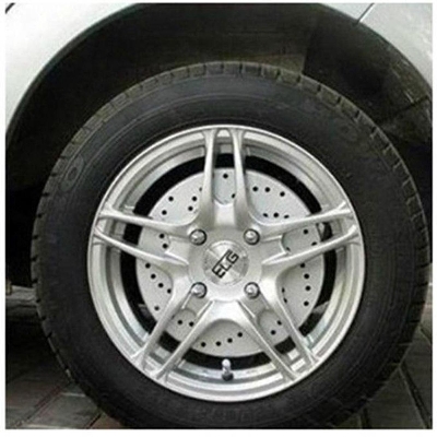 Picture of Set of 2 Wheel Disc Brake Rotor Cover - Silver