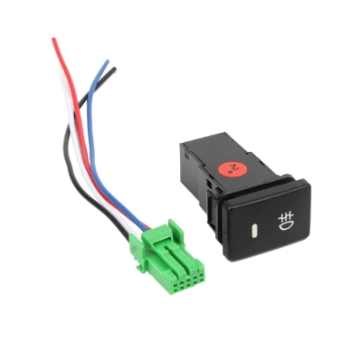 Picture of DC12V Rear Fog light Push Switch 4 Wire Button For Toyota Camry Prius Corolla