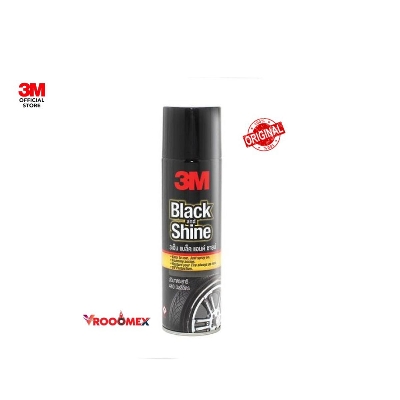 Picture of 3_M Black & Shine Foam Rubber Cleaner and Polishing- 440Ml