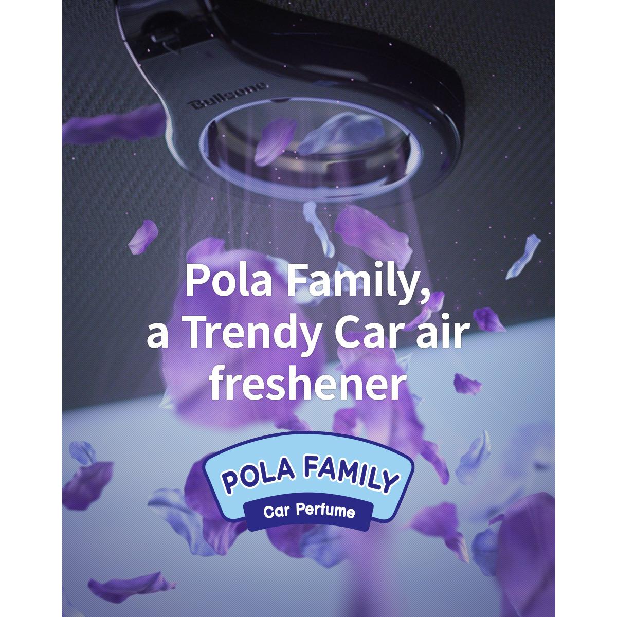 Picture of Bullsone Pola Family Natural Car Air Freshener, Luxury Car Perfume, Sun Visor Type - Lime Mojito Scent
