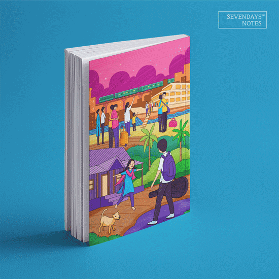 Picture of Work Size Shopno Jabe Bari Notebook with Badge (SN202404395)