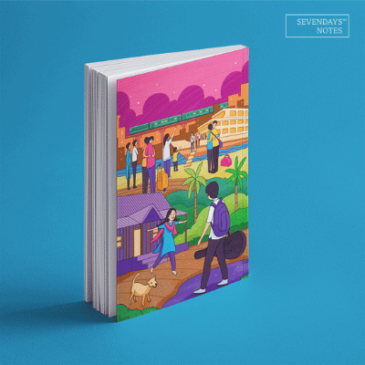 Picture of Work Size Shopno Jabe Bari Notebook with Badge (SN202404395)