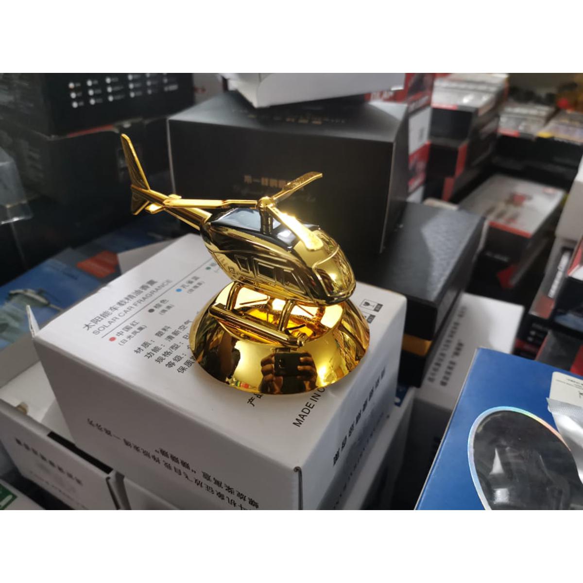 Picture of New Creative Car Perfume Solar Powered Rotating Aromatherapy Decoration Car Interior Decoration-Metal body