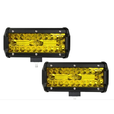 Picture of car Fog light Triple Row Offroad Light Bar yellow led heavy Fog light- 2pcs( winter special)