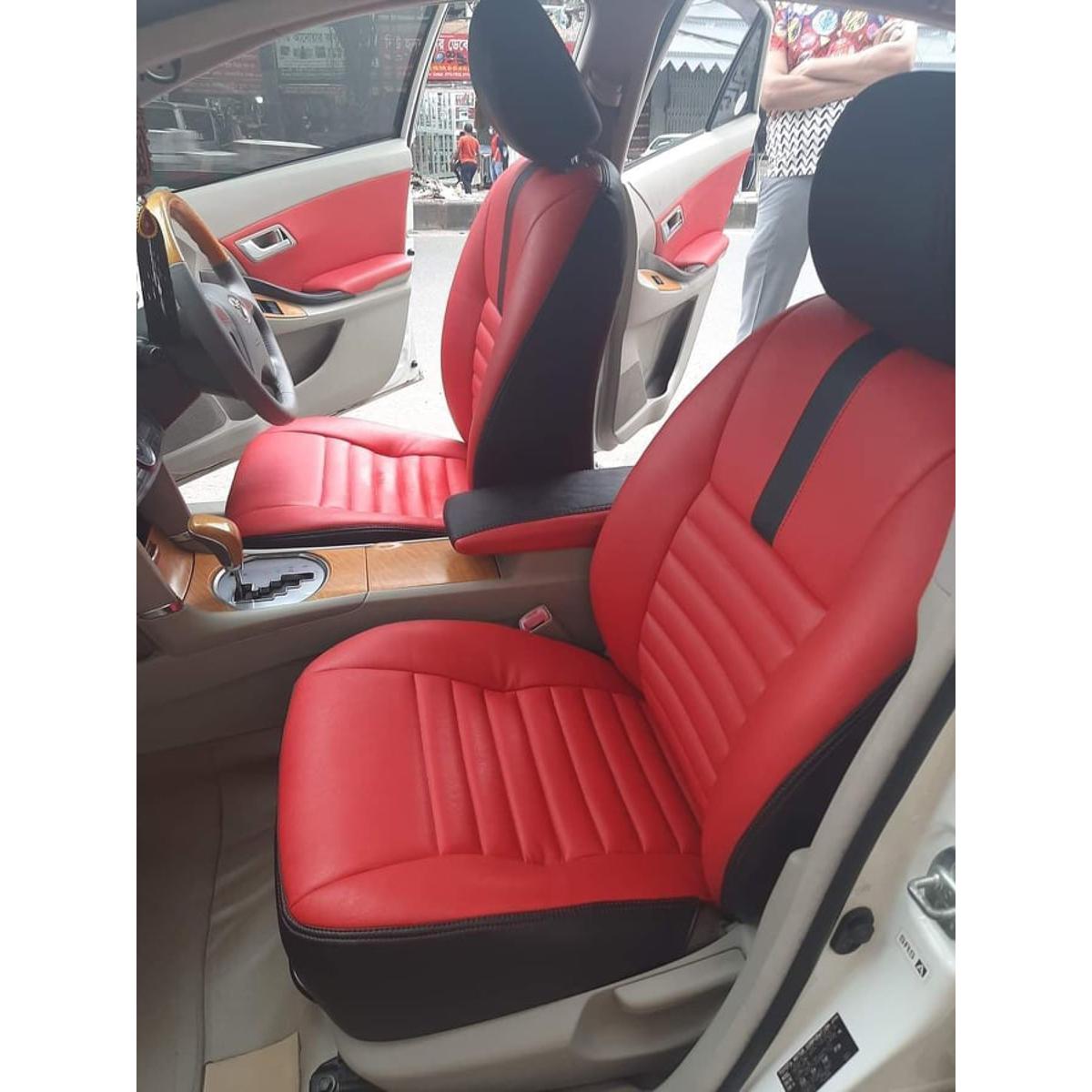 Picture of Car Seat Cover Universal Japanese and Korean Synthetic Leather (Seat to Seat Fitting Video)