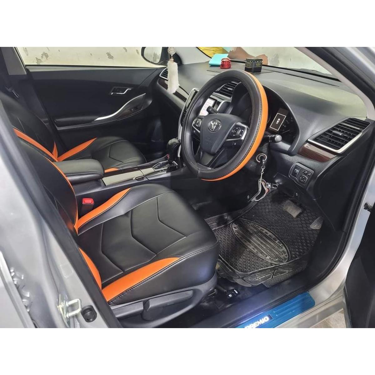 Picture of Car Seat Cover Universal Japanese and Korean Synthetic Leather (Seat to Seat Fitting Video)