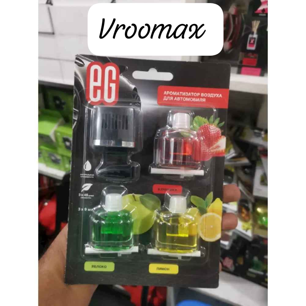 Picture of 3 In 1 Car AC Grill Air Freshener Pack
