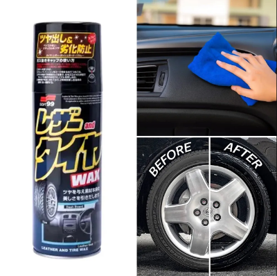 Picture of Soft99 Leather And Tire WAX Premium Dual-Use Formula for Automotive Leather and Tires
