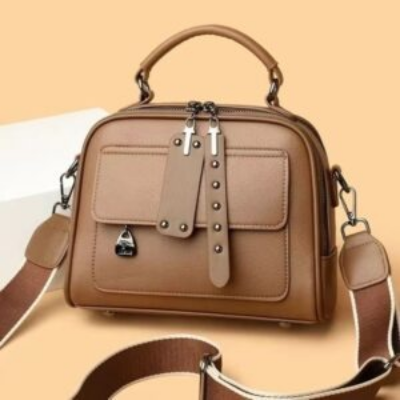 Picture of High end ladies’ handbag multi-layer large capacity commuting bag(Brown)