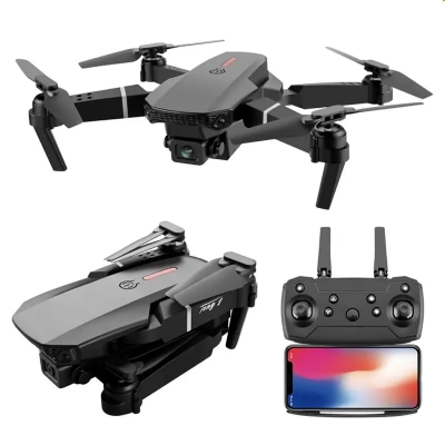 Picture of E88 Pro Drone With Wide Angle HD 4K Dual Camera Height Hold Wifi RC 100 Meters Foldable Quadcopter Dron Toys
