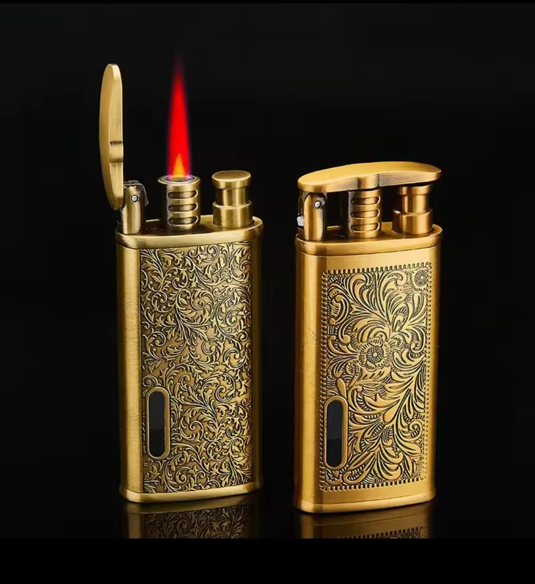 Picture of LCD Lighter Gas Inflatable Windproof Metal Durable General Lighter Picture of LCD Lighter Gas Inflatable Windproof Metal Durable General Lighter