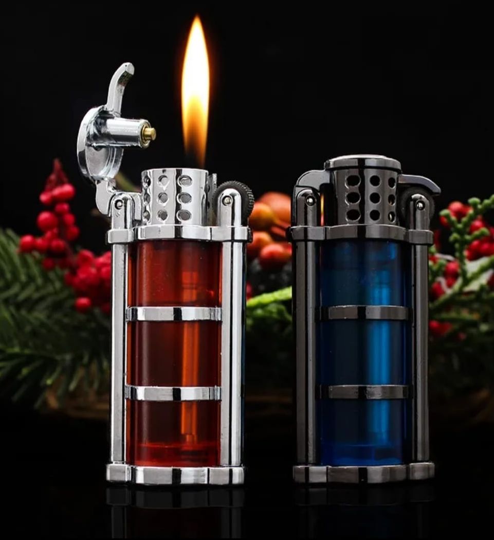 Picture of GAS Lighter Retro Gasoline Flint Wheel Igniter Picture of GAS Lighter Retro Gasoline Flint Wheel Igniter