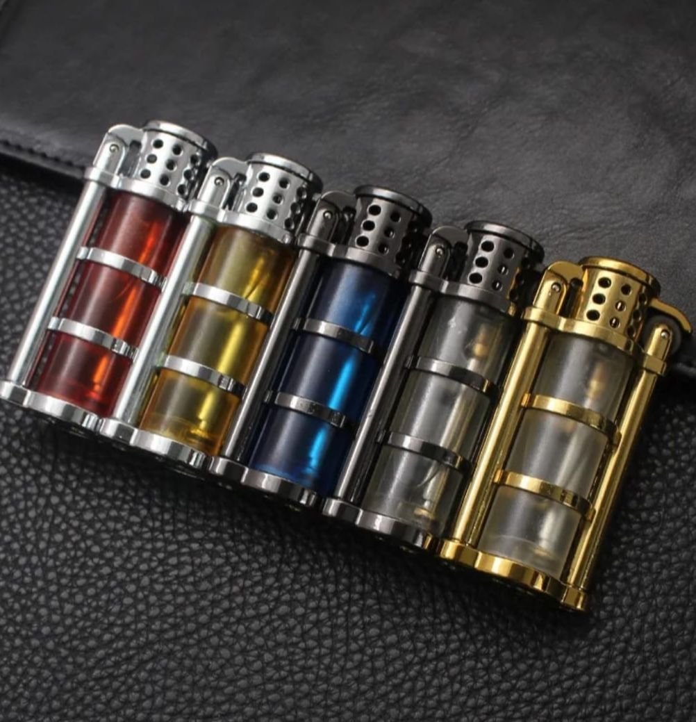 Picture of GAS Lighter Retro Gasoline Flint Wheel Igniter Picture of GAS Lighter Retro Gasoline Flint Wheel Igniter