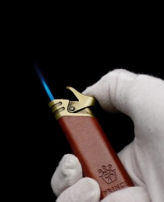 Picture of Lighters Metal Body With Leathers Creative Refillable Windproof Gas Lighters Picture of Lighters Metal Body With Leathers Creative Refillable Windproof Gas Lighters