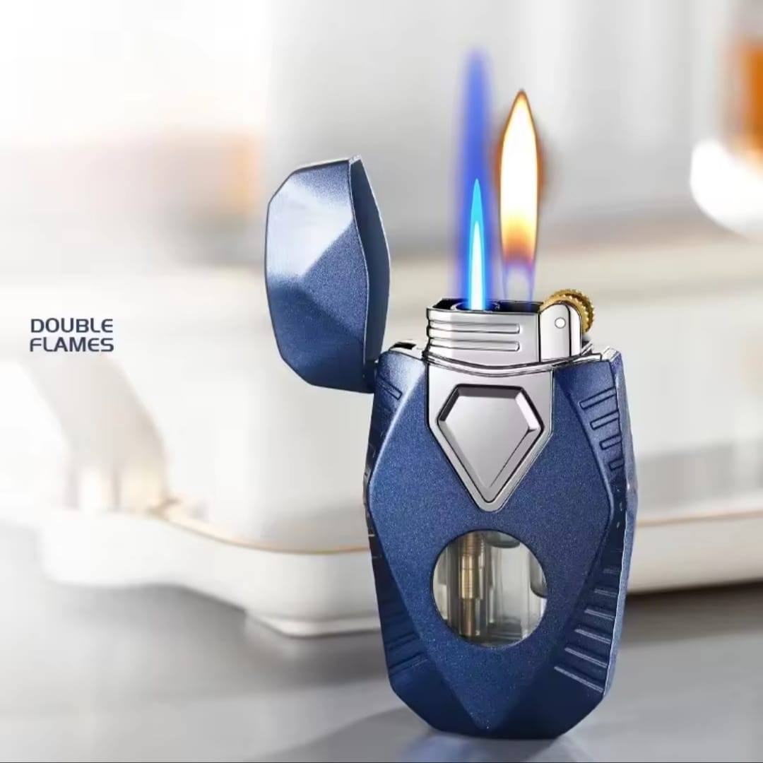 Picture of Lighters Double Flames Windproof Cigarette Lighter Mini Butane Gas Lighters Picture of Lighters Double Flames Windproof Cigarette Lighter Mini Butane Gas Lighters