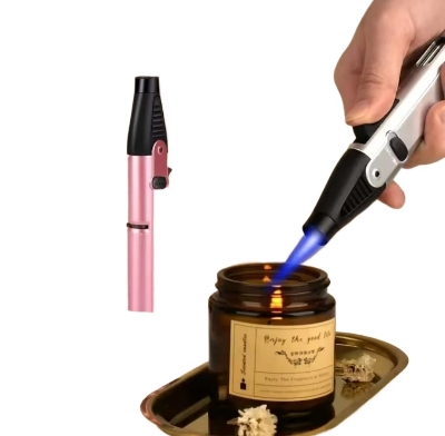 Picture of Lighter Torch Lighter with Adjustable Jet Flame Windproof Butane Refillable Gas Candle Grill BBQ Fireworks Fireplace Tool Picture of Lighter Torch Lighter with Adjustable Jet Flame Windproof Butane Refillable Gas Candle Grill BBQ Fireworks Fireplace Tool